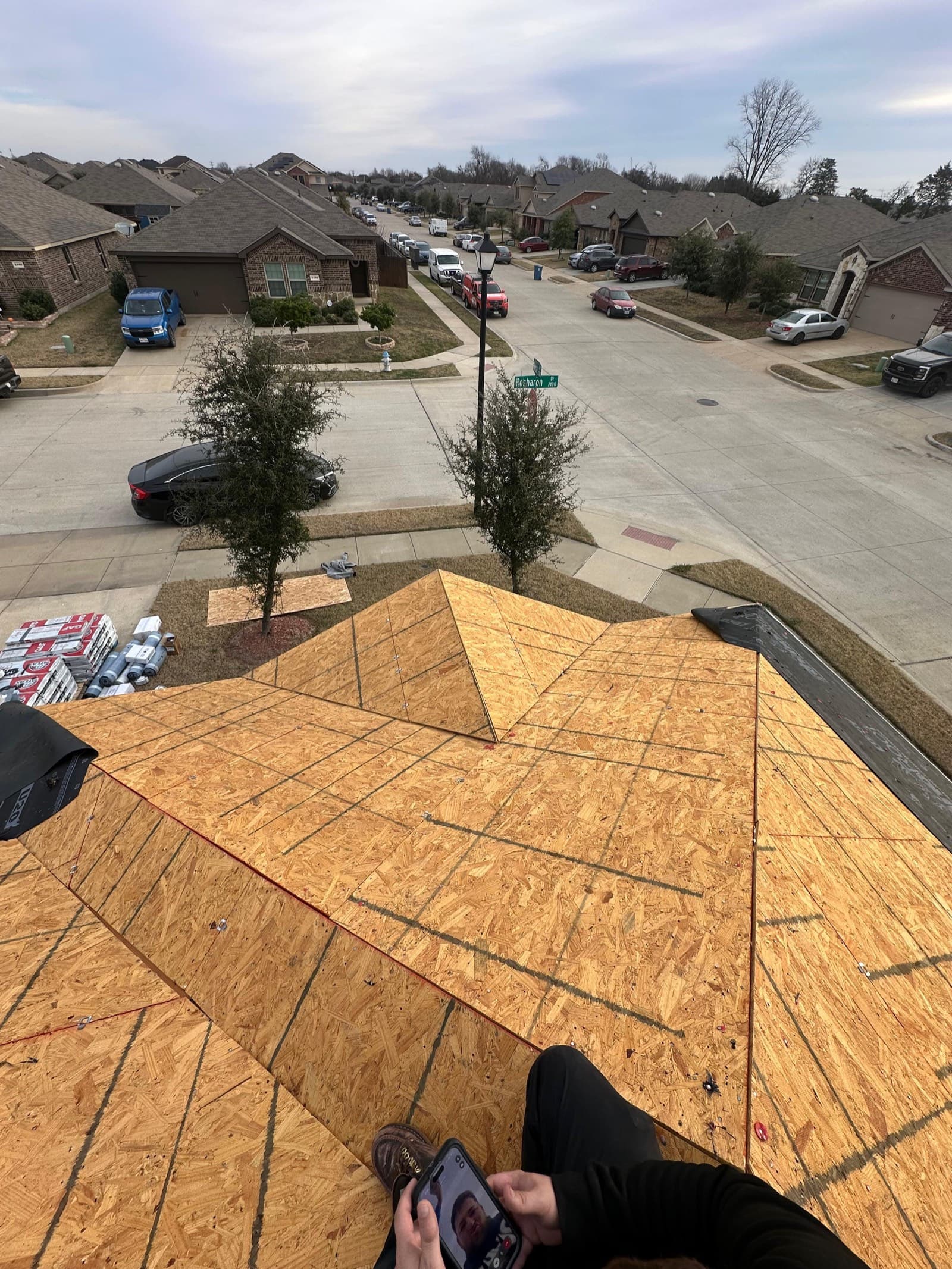 Professional roofing construction
